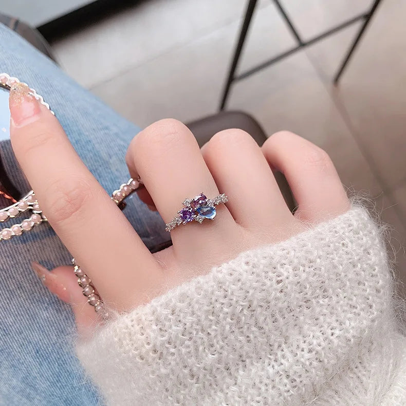 Korean Crystal Rings