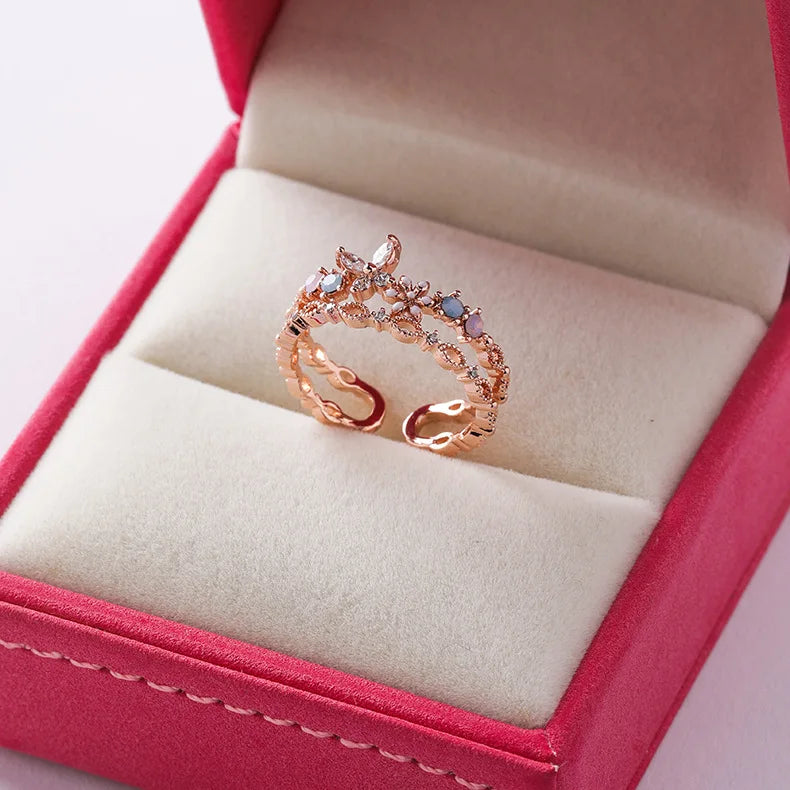 Korean Crystal Rings