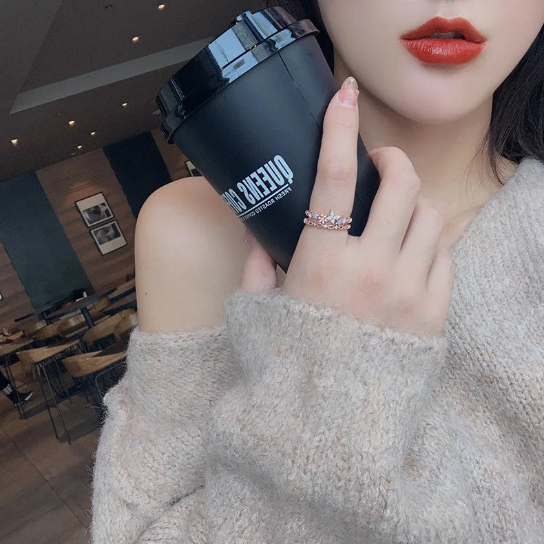 Korean Crystal Rings