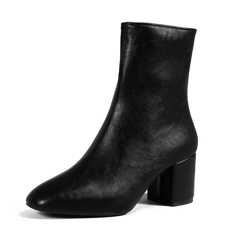 White Ankle Boots for Women