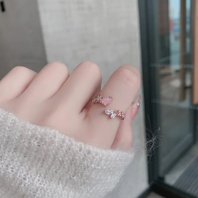Korean Crystal Rings