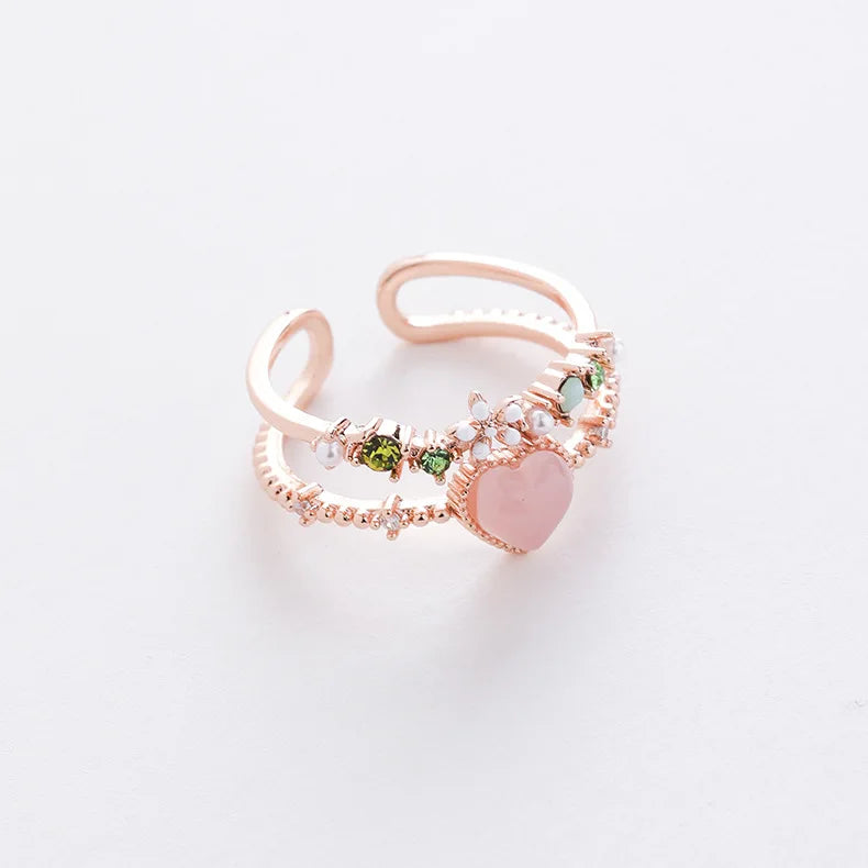 Korean Crystal Rings