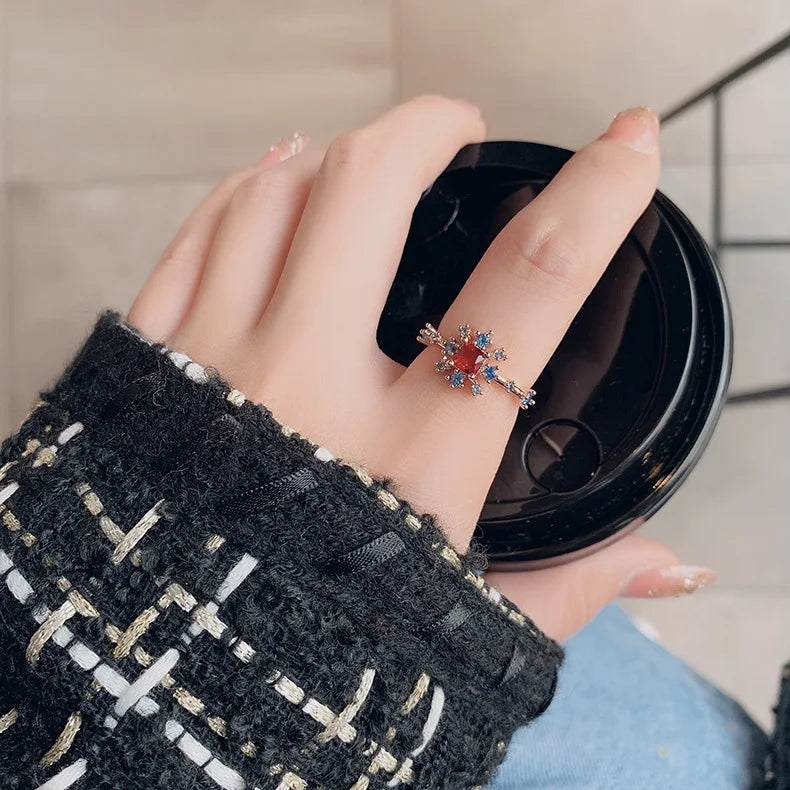 Korean Crystal Rings