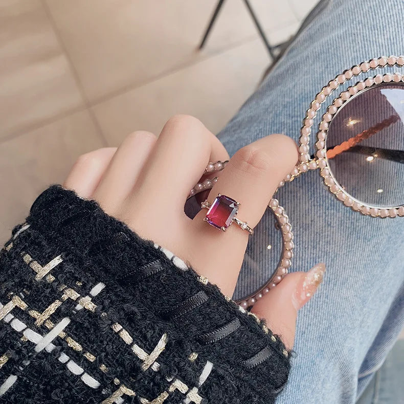 Korean Crystal Rings