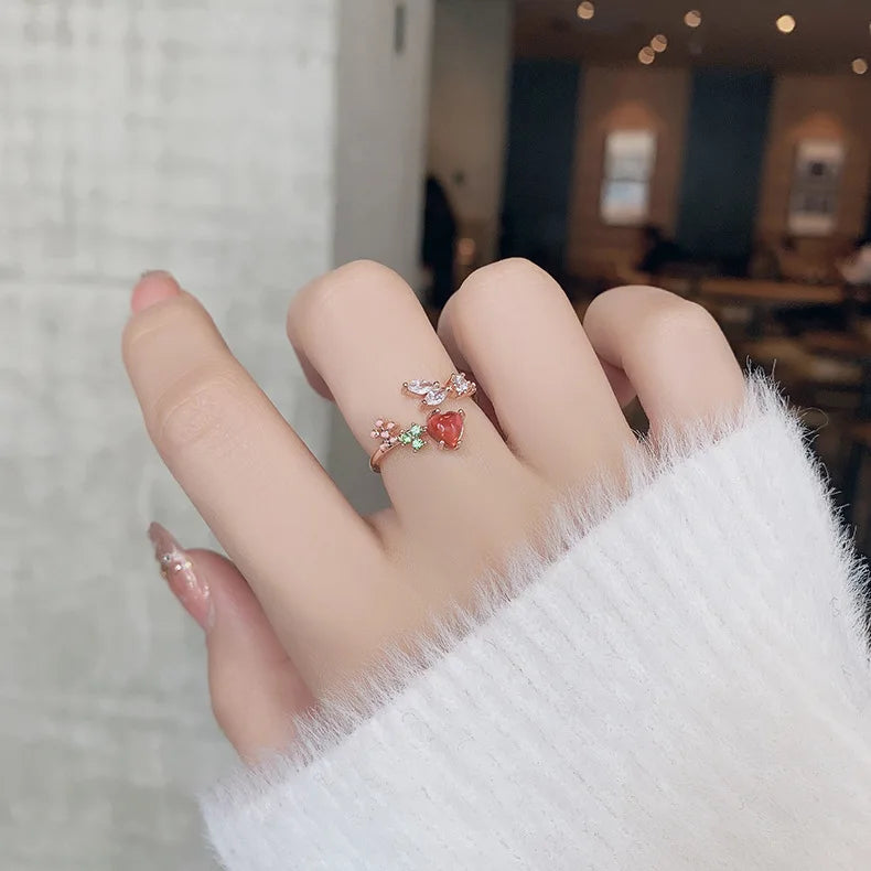 Korean Crystal Rings