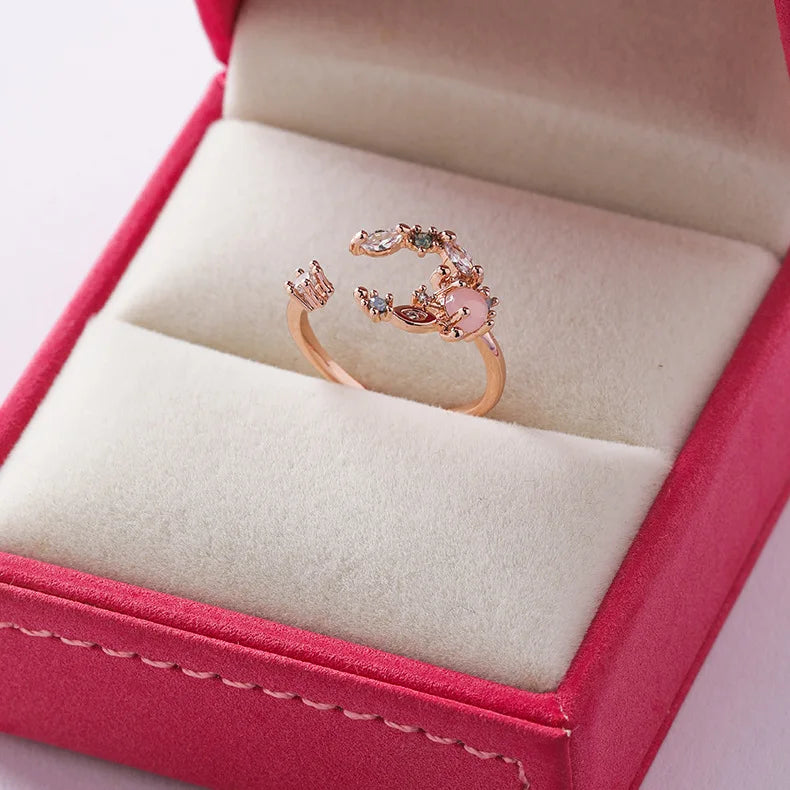 Korean Crystal Rings