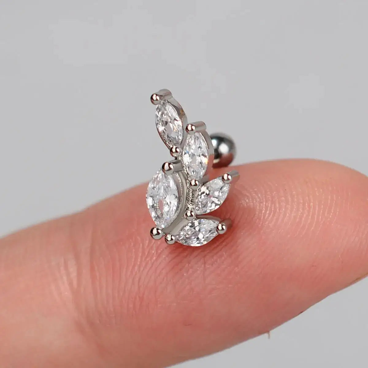 Mini Crystal Stainless Steel studs