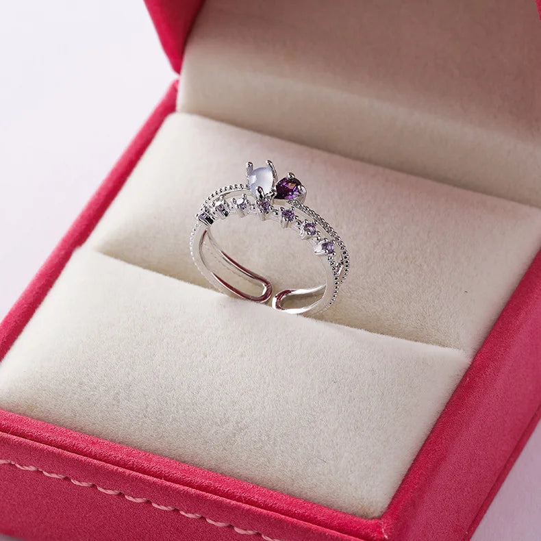 Korean Crystal Rings