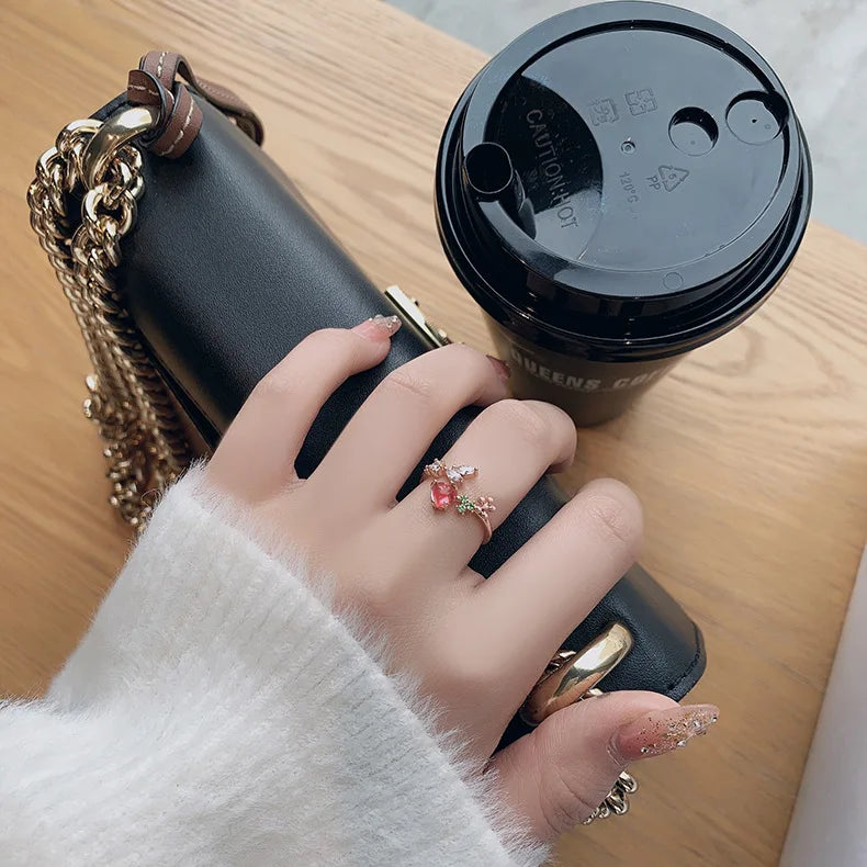 Korean Crystal Rings