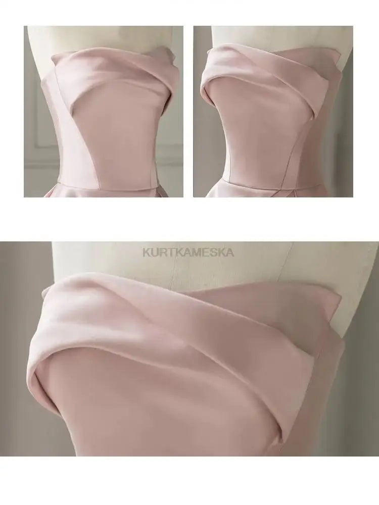 Luxury Elegant Strapless Long dress