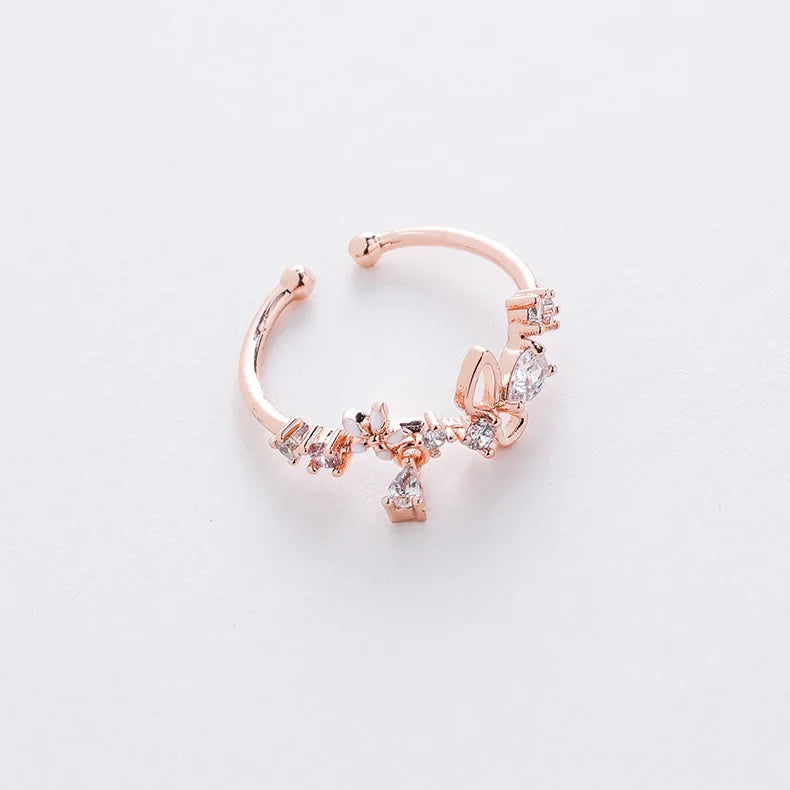 Korean Crystal Rings