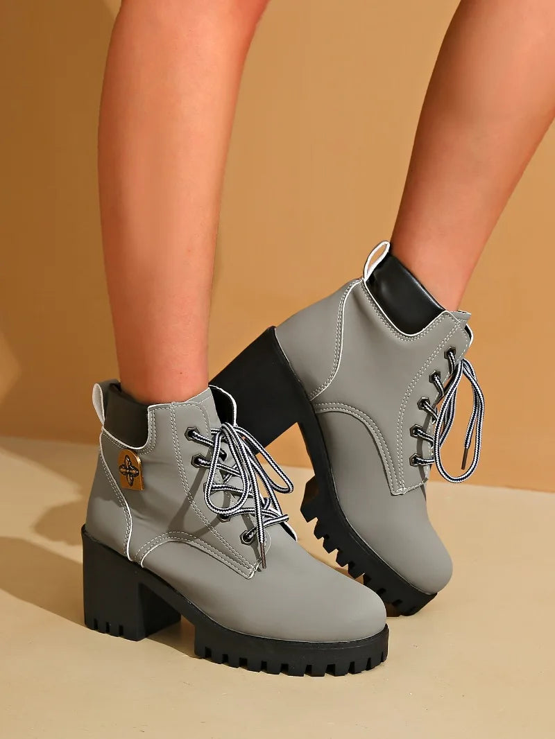 High Heeled Women Boots