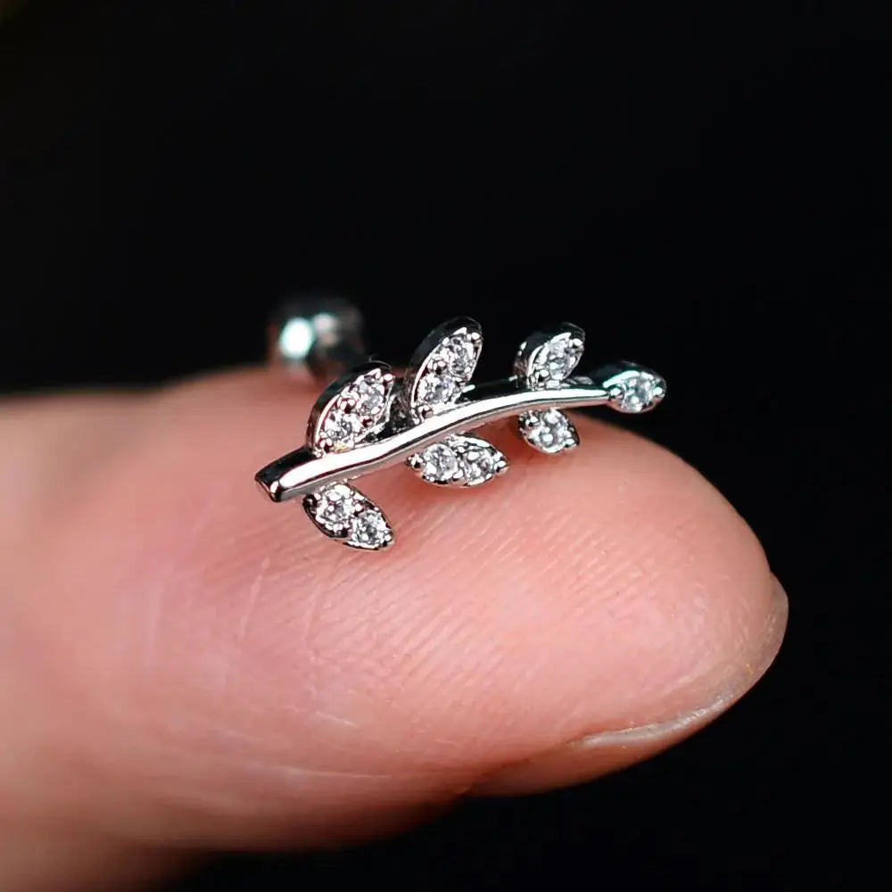 Mini Crystal Stainless Steel studs