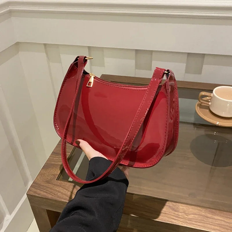 Vintage PU Leather Crossbody  bag