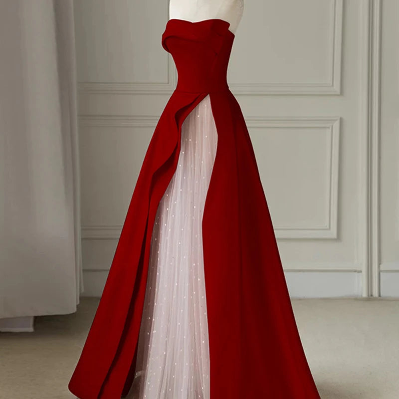 Luxury Elegant Strapless Long dress