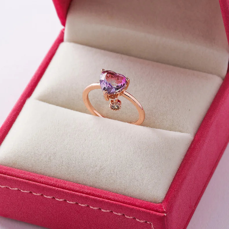 Korean Crystal Rings
