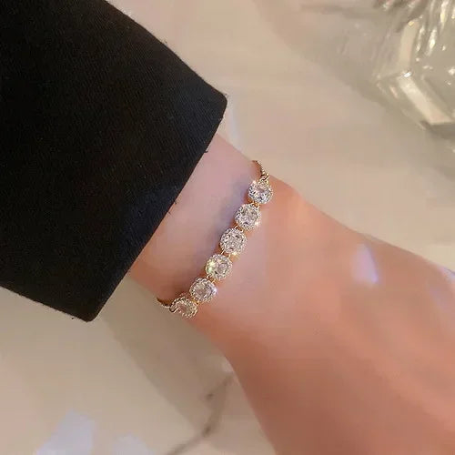 Gold stainless steel bracelet