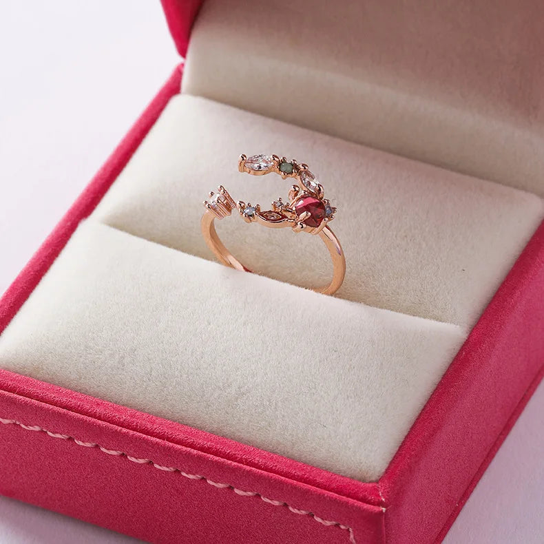 Korean Crystal Rings