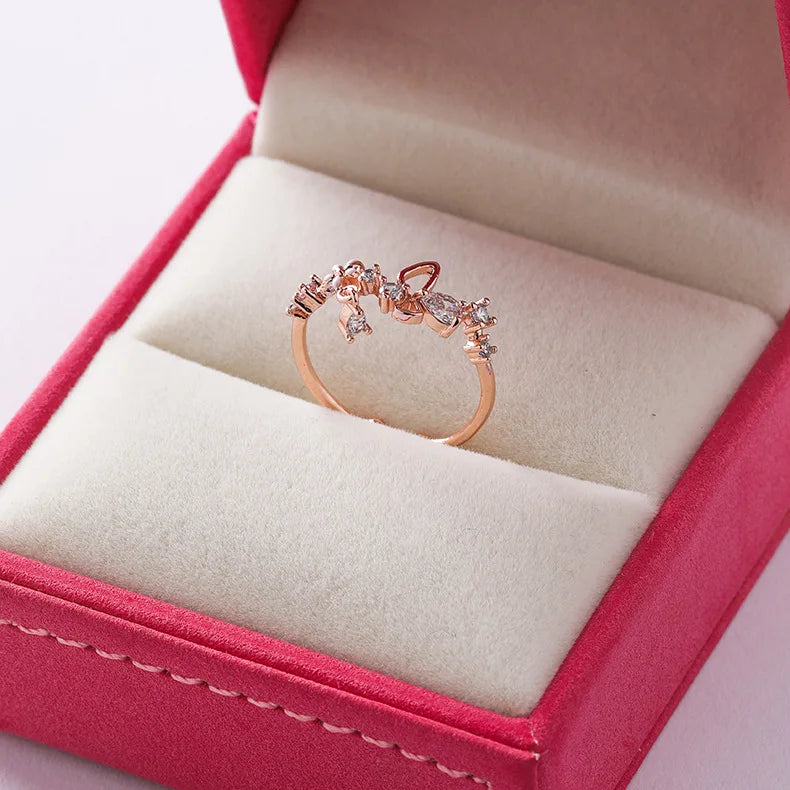 Korean Crystal Rings