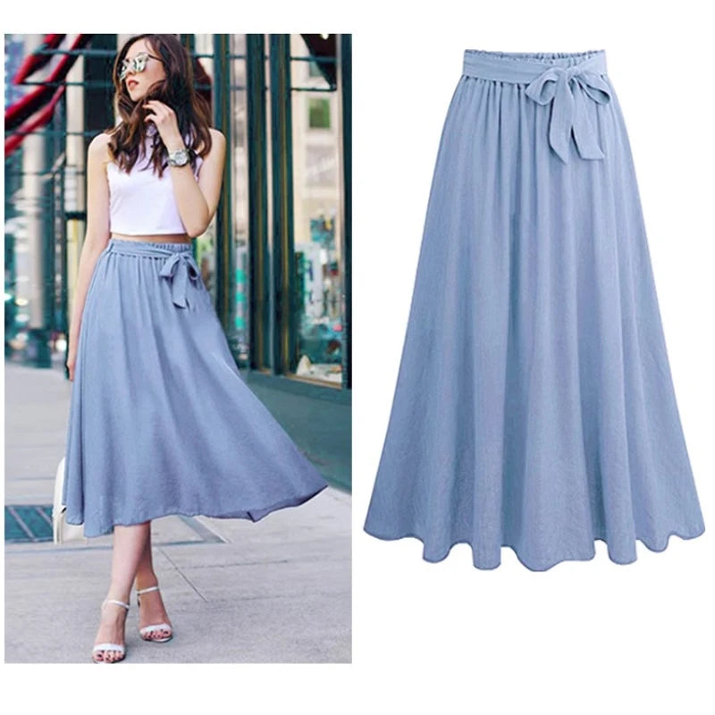 Bow Chiffon Skirts