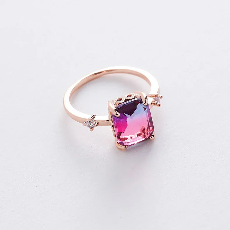 Korean Crystal Rings