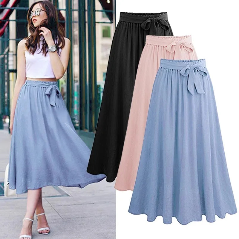 Bow Chiffon Skirts