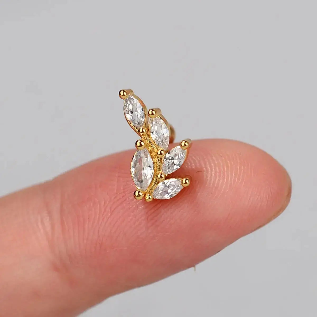 Mini Crystal Stainless Steel studs