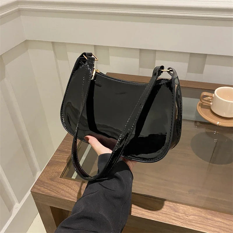 Vintage PU Leather Crossbody  bag