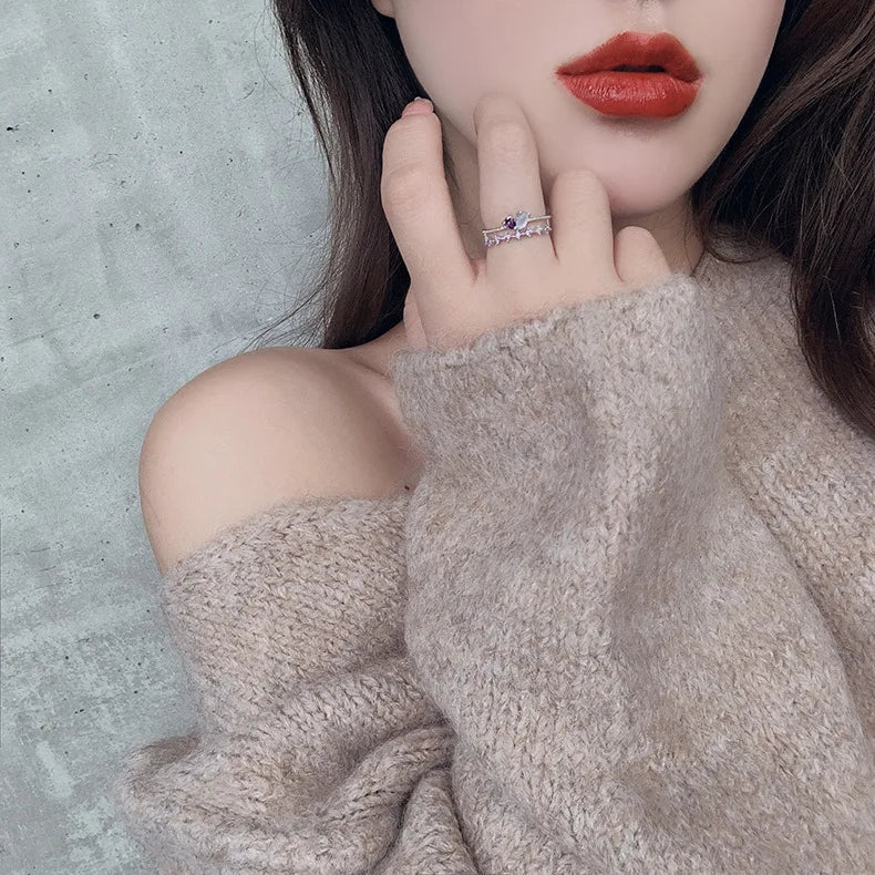 Korean Crystal Rings