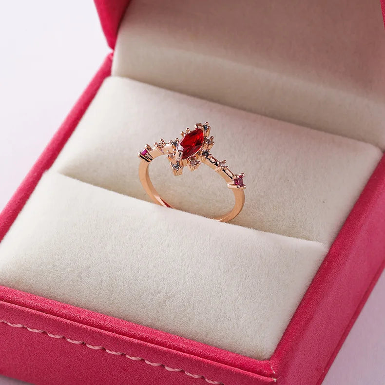 Korean Crystal Rings