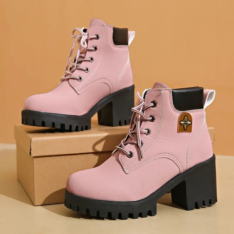 High Heeled Women Boots