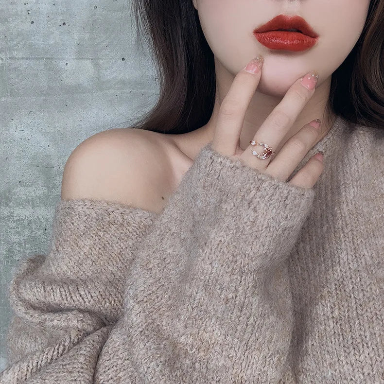 Korean Crystal Rings
