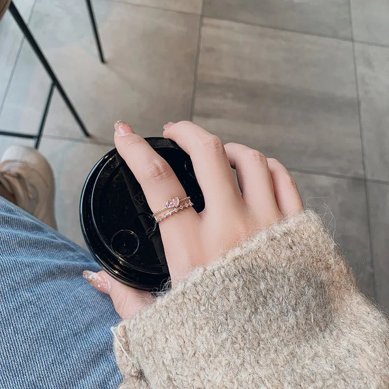 Korean Crystal Rings
