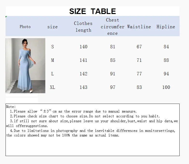 One-Shoulder Corsage Mesh dress