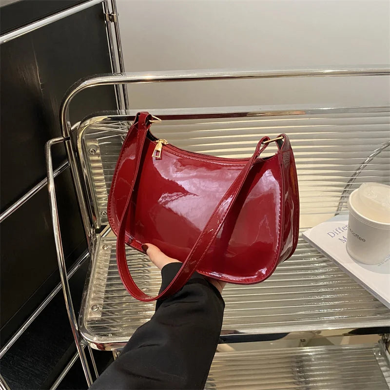 Vintage PU Leather Crossbody  bag