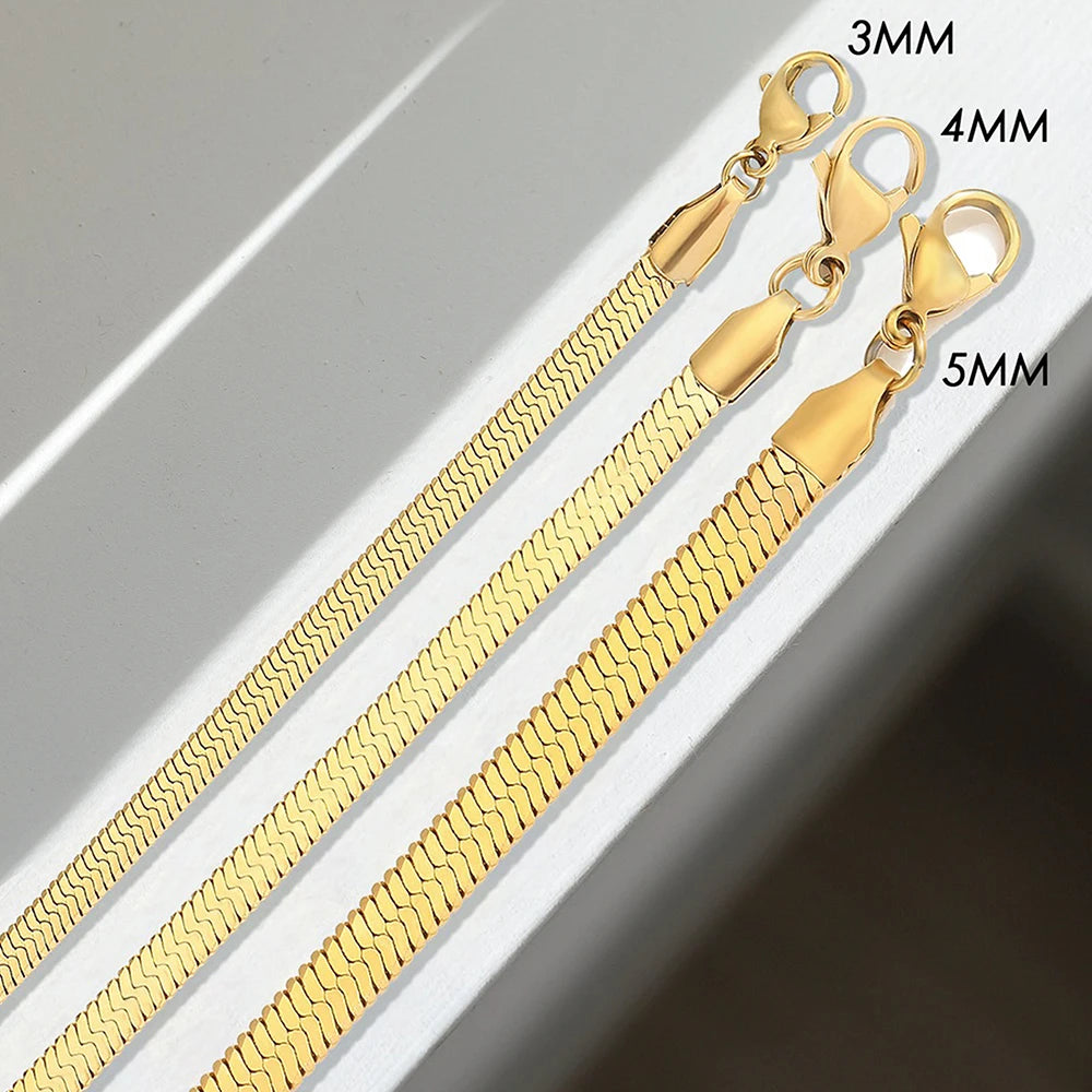 Snake Chain Stainless Steel Anklet