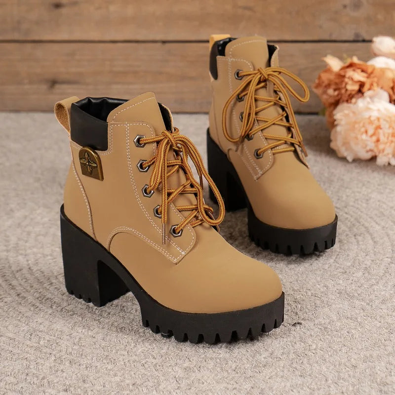 High Heeled Women Boots