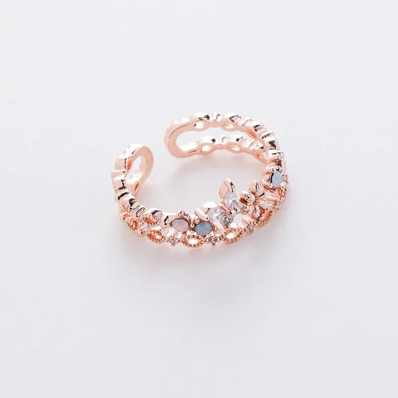 Korean Crystal Rings