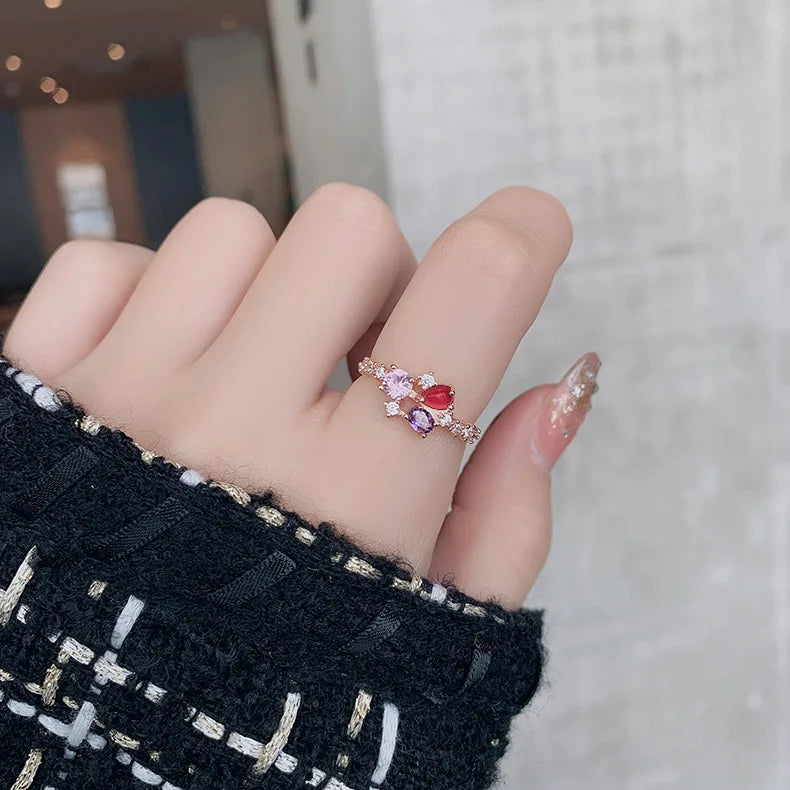 Korean Crystal Rings