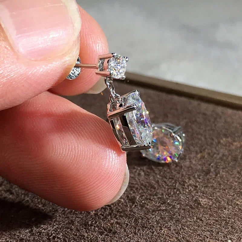 Crystal Cubic Zirconia Earrings