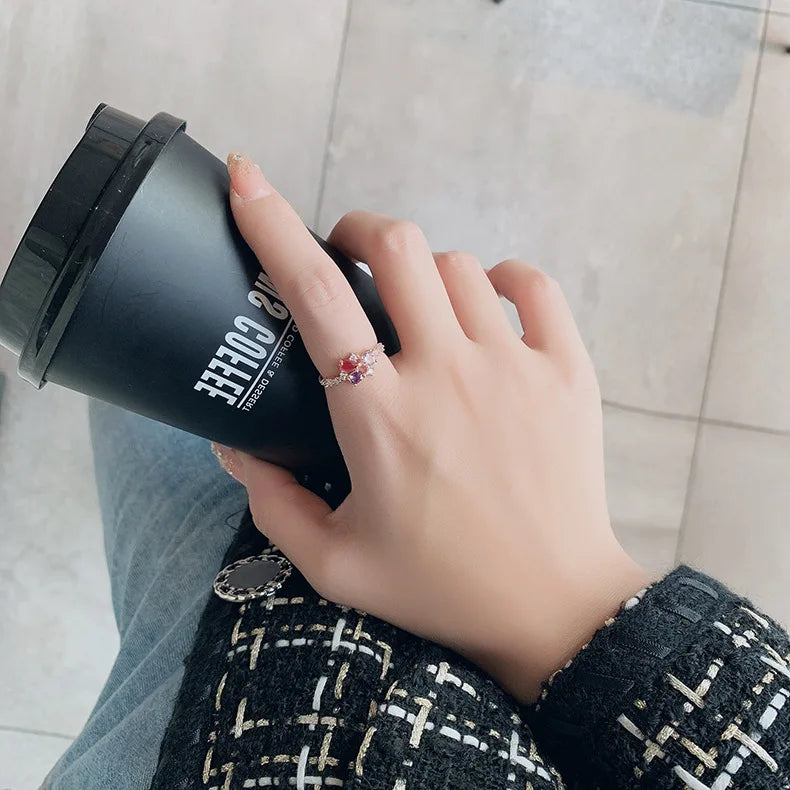 Korean Crystal Rings
