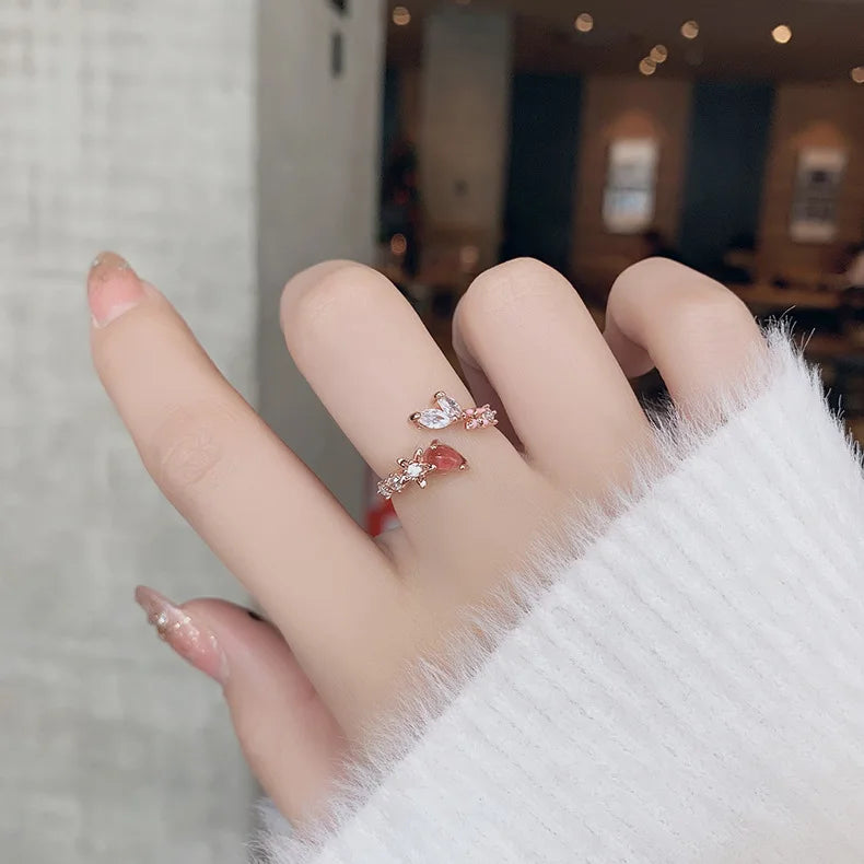 Korean Crystal Rings