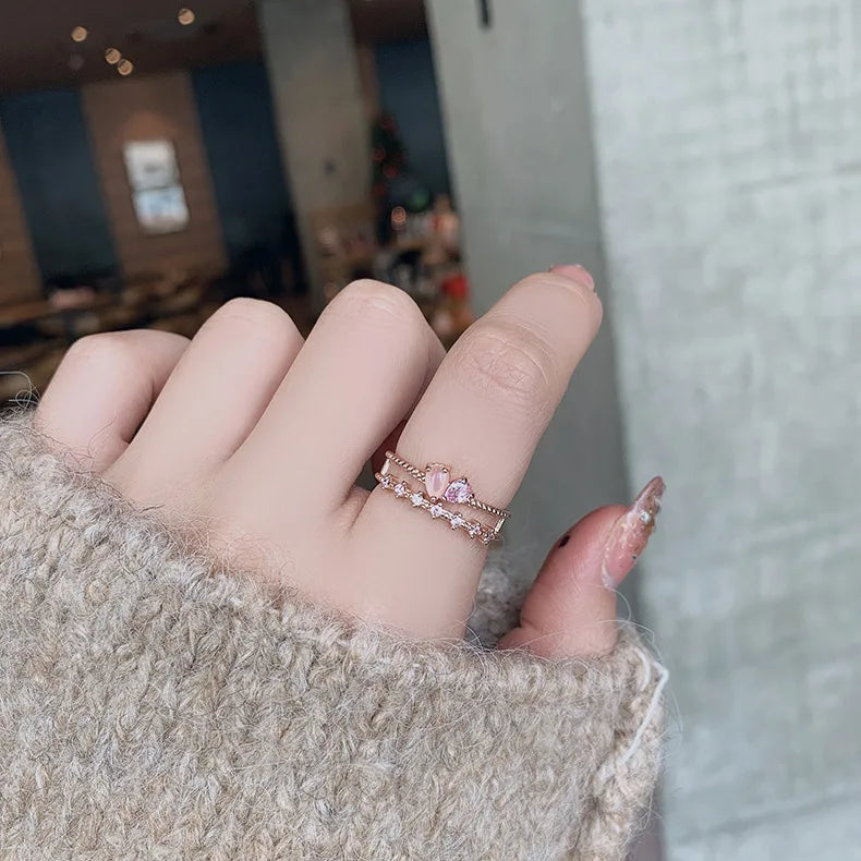 Korean Crystal Rings