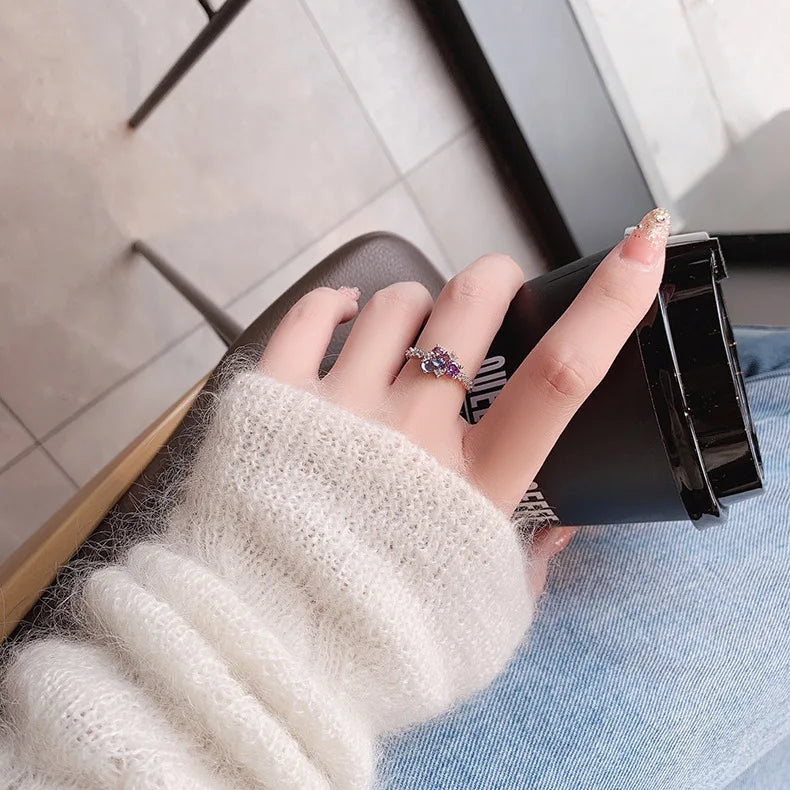 Korean Crystal Rings
