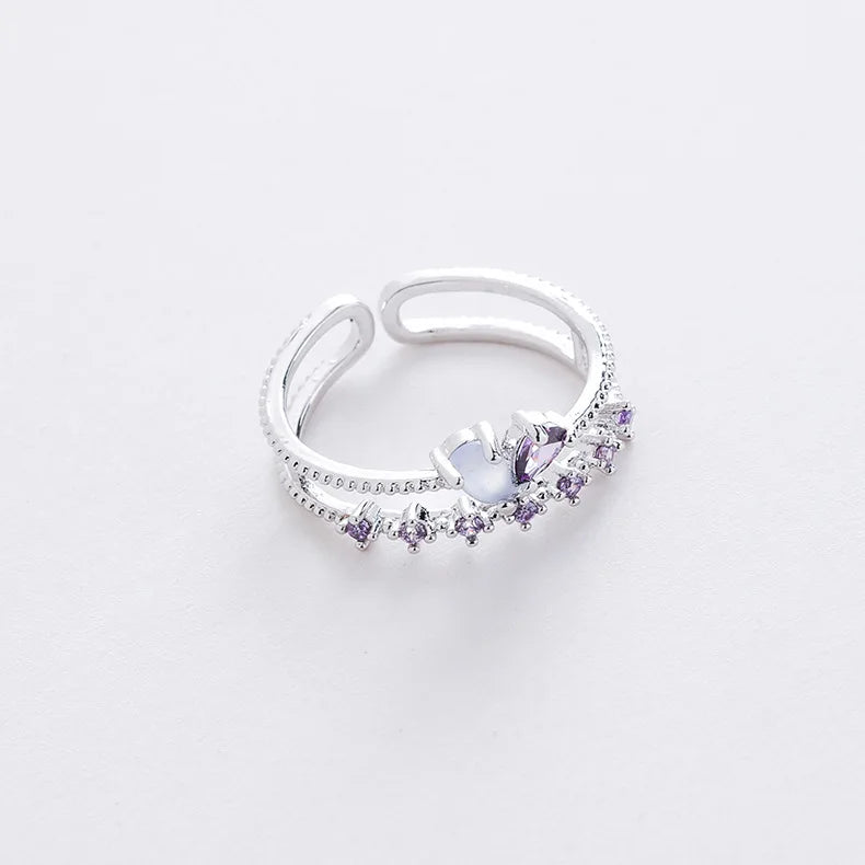 Korean Crystal Rings