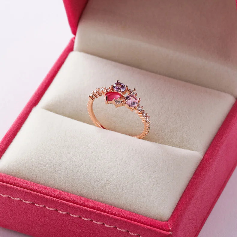 Korean Crystal Rings