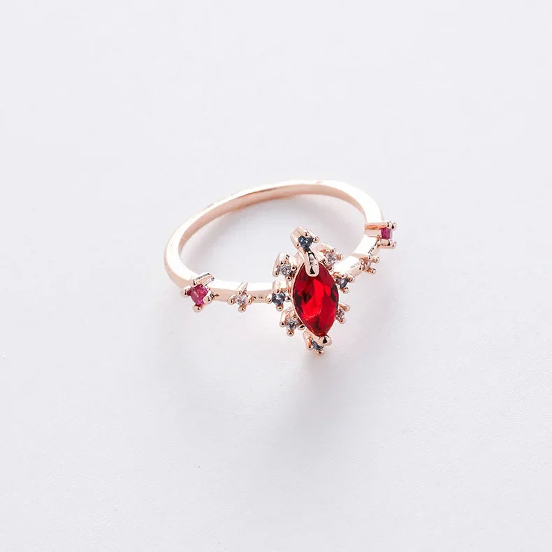 Korean Crystal Rings