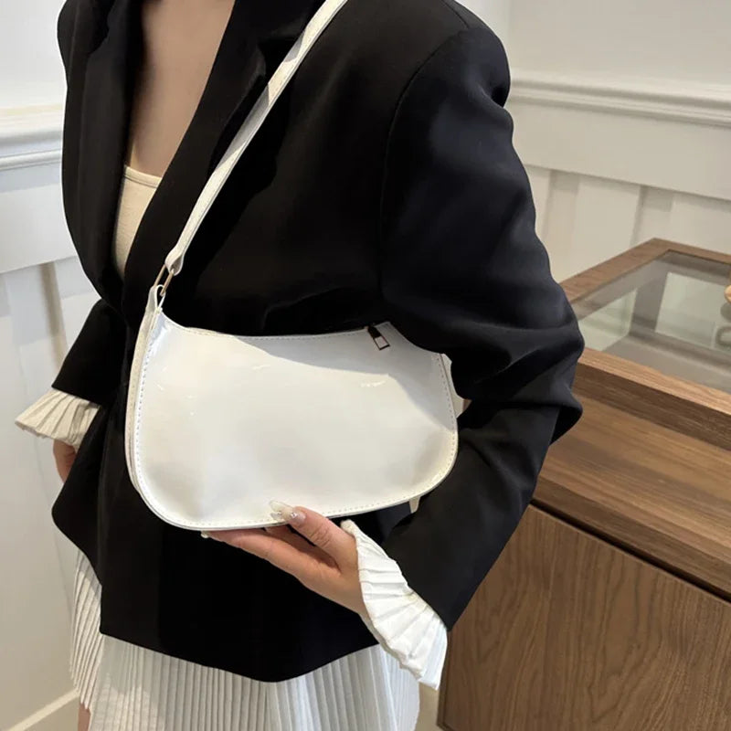 Vintage PU Leather Crossbody  bag