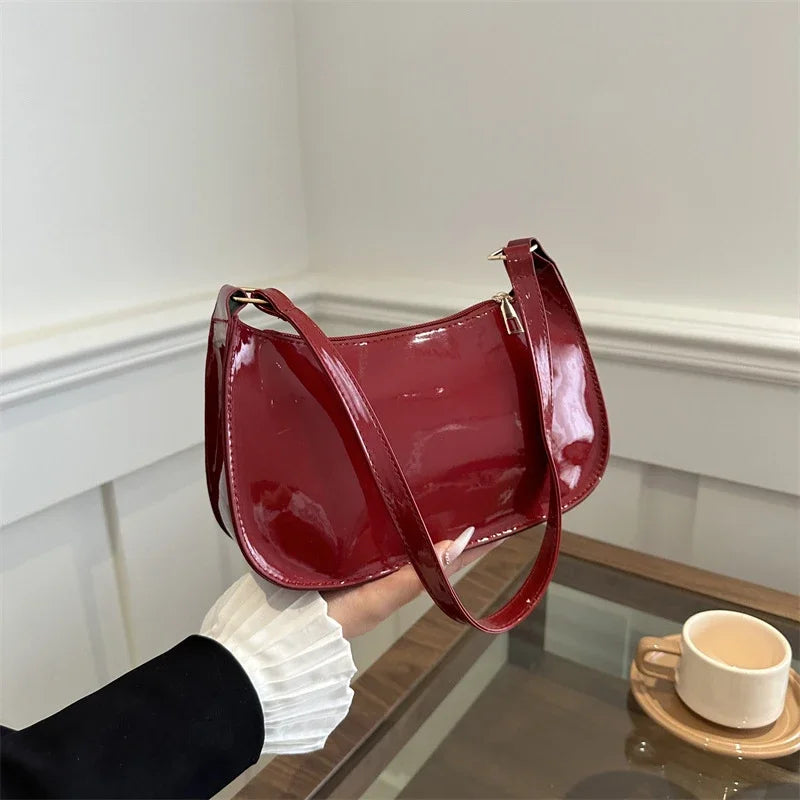 Vintage PU Leather Crossbody  bag