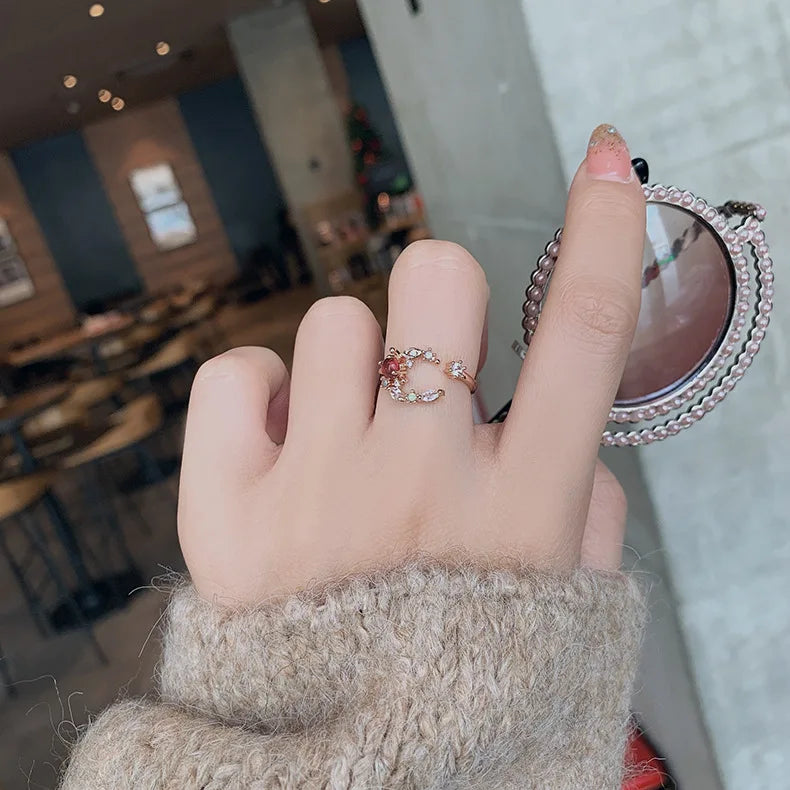 Korean Crystal Rings